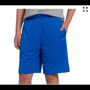DSG, boys mesh training shorts, youth medium, blue